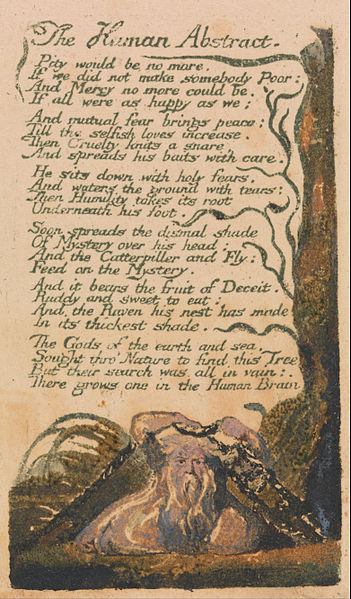 William Blake - Songs of Innocence and of Experience - The Human Abstract